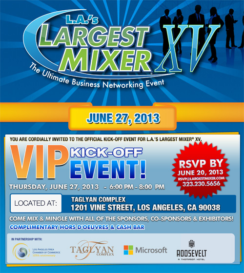 LA's Largest Mixer XV