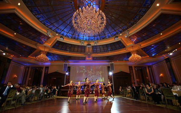 Dancers at the Armenian Relief Society Gala at Taglyan