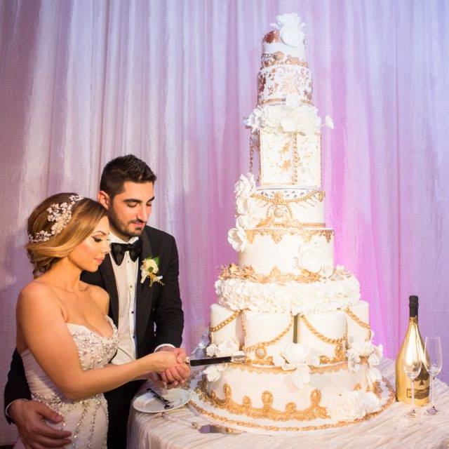 Edward and Lena's Wedding Cake at Taglyan Complex