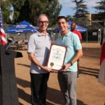 Mitch O'Farrell and Gary Taglyan at Fitness Challenge