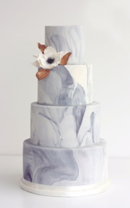 Wedding Cake Trends - Marble Fondant