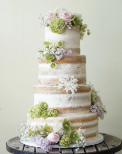 Wedding Cake Trends - Naked Cake