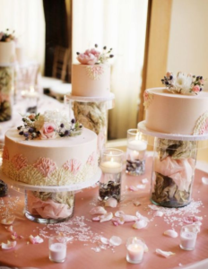 Wedding Cake Trends - Separate Cakes