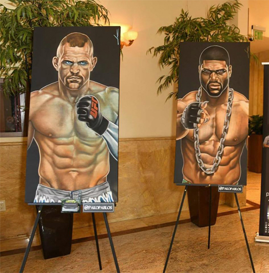 Paintings For Auction At Smash Global Black Tie Fight Night