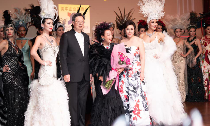 AACS Hollywood China Night At Taglyan Complex - Sue Wong With Models