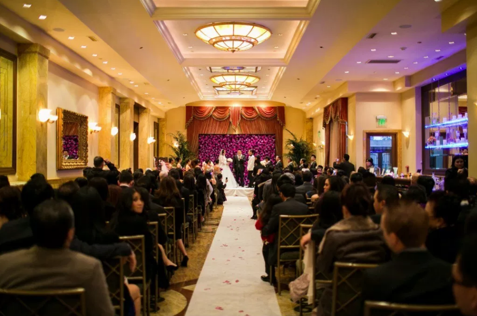 Wedding Venue In Los Angeles - Taglyan Complex Wedding Ceremony in Foyer