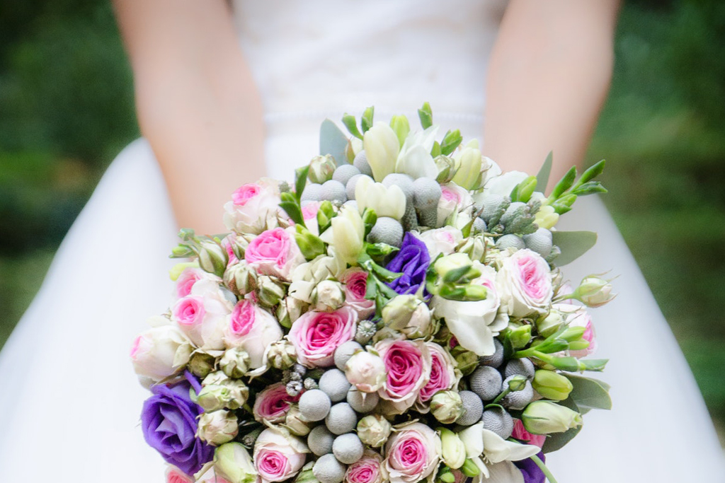 Marriage License - Wedding Bouquet