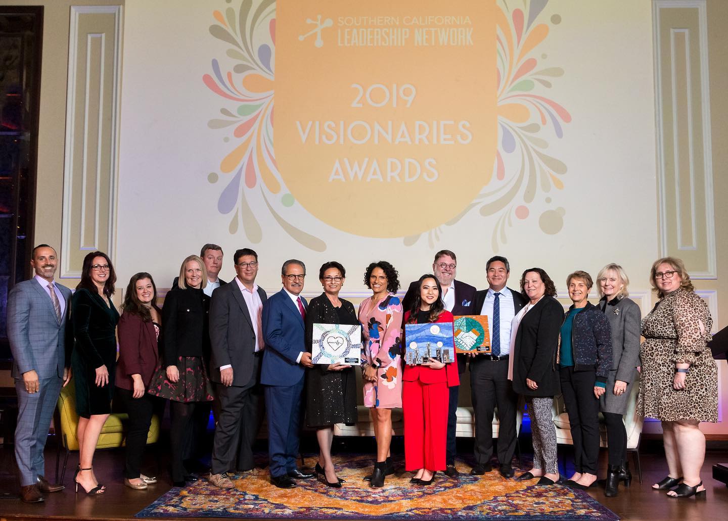 2019 Southern California Leadership Network Visionaries Awards Stage